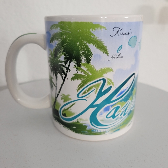Maui Hawaiian Island Treasures Hawaii map coffee mug Island Waves Hawai'i - Picture 4 of 9